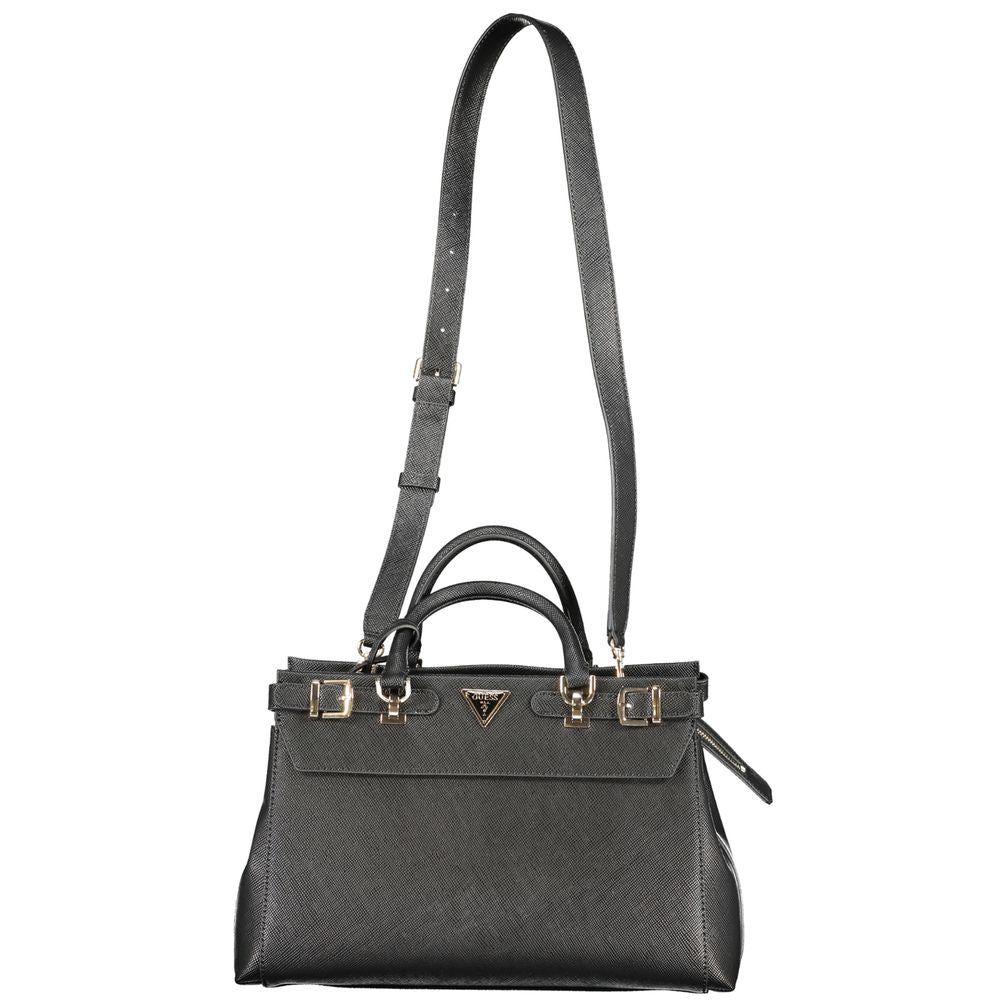 Guess Black Polyethylene Handbag - Luksusmuotia Guess Jeans - Tutustu YVES JAVANNI® 