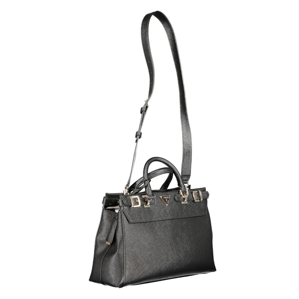 Guess Black Polyethylene Handbag - Luksusmuotia Guess Jeans - Tutustu YVES JAVANNI® 