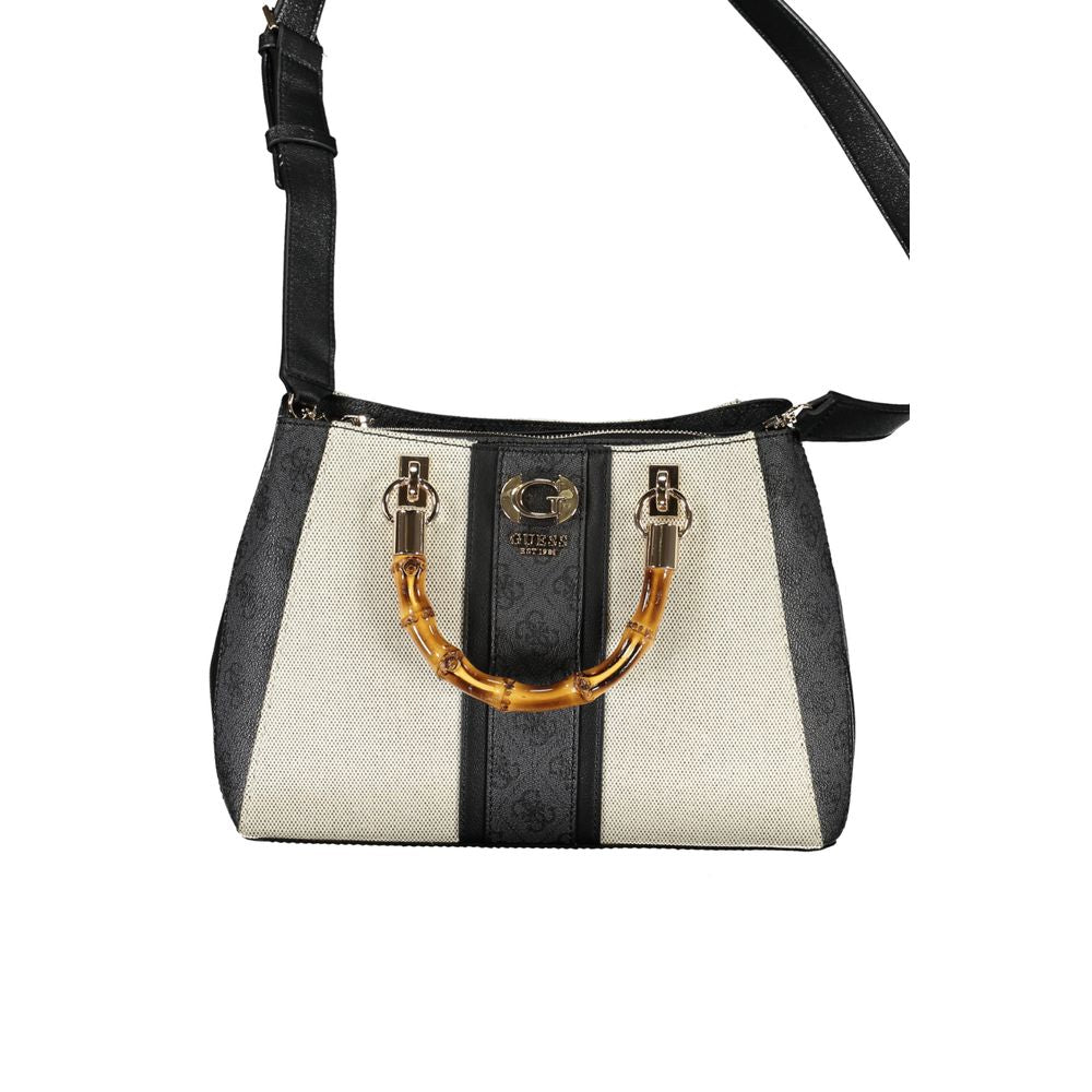 Guess Gray Cotton Handbag - Luksusmuotia Guess Jeans - Tutustu YVES JAVANNI® 