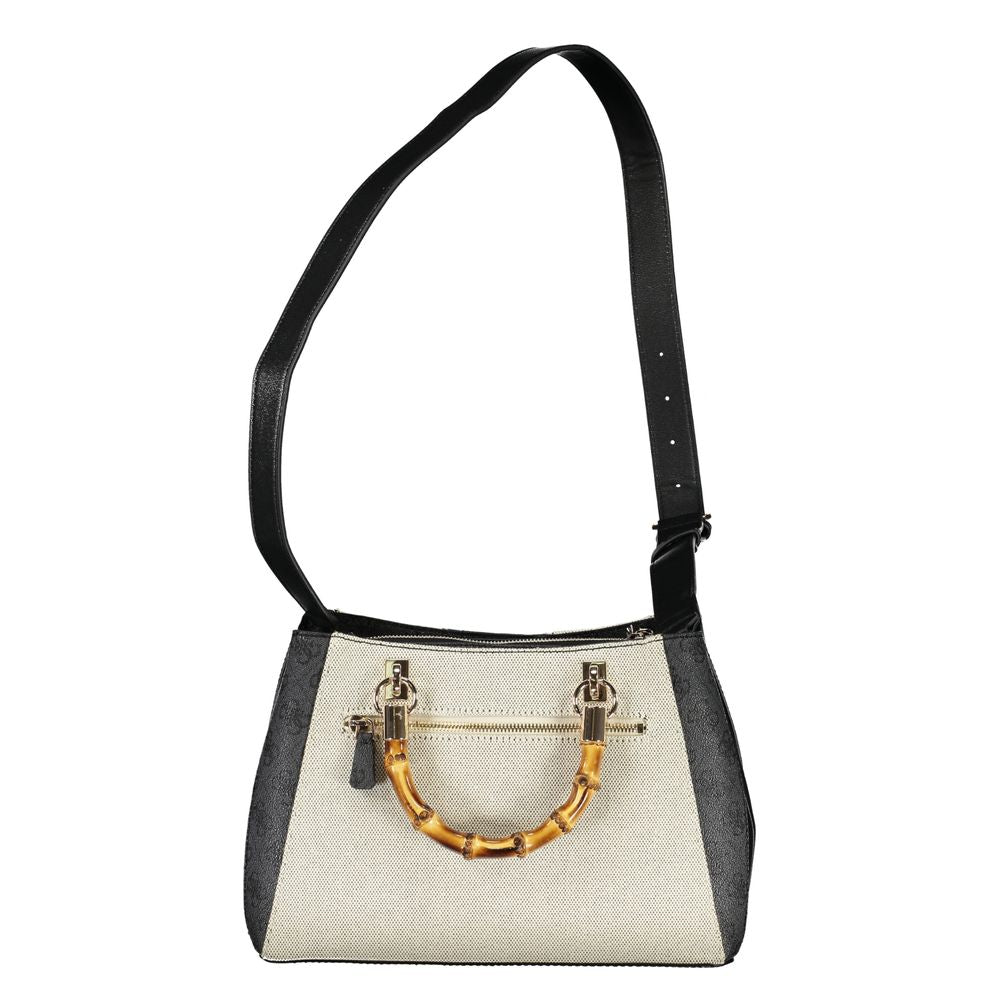 Guess Gray Cotton Handbag - Luksusmuotia Guess Jeans - Tutustu YVES JAVANNI® 