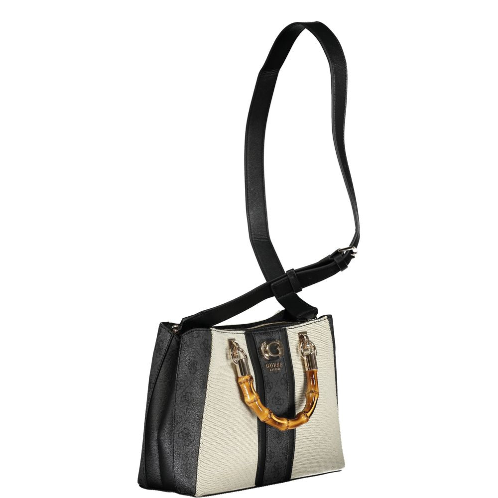 Guess Gray Cotton Handbag - Luksusmuotia Guess Jeans - Tutustu YVES JAVANNI® 