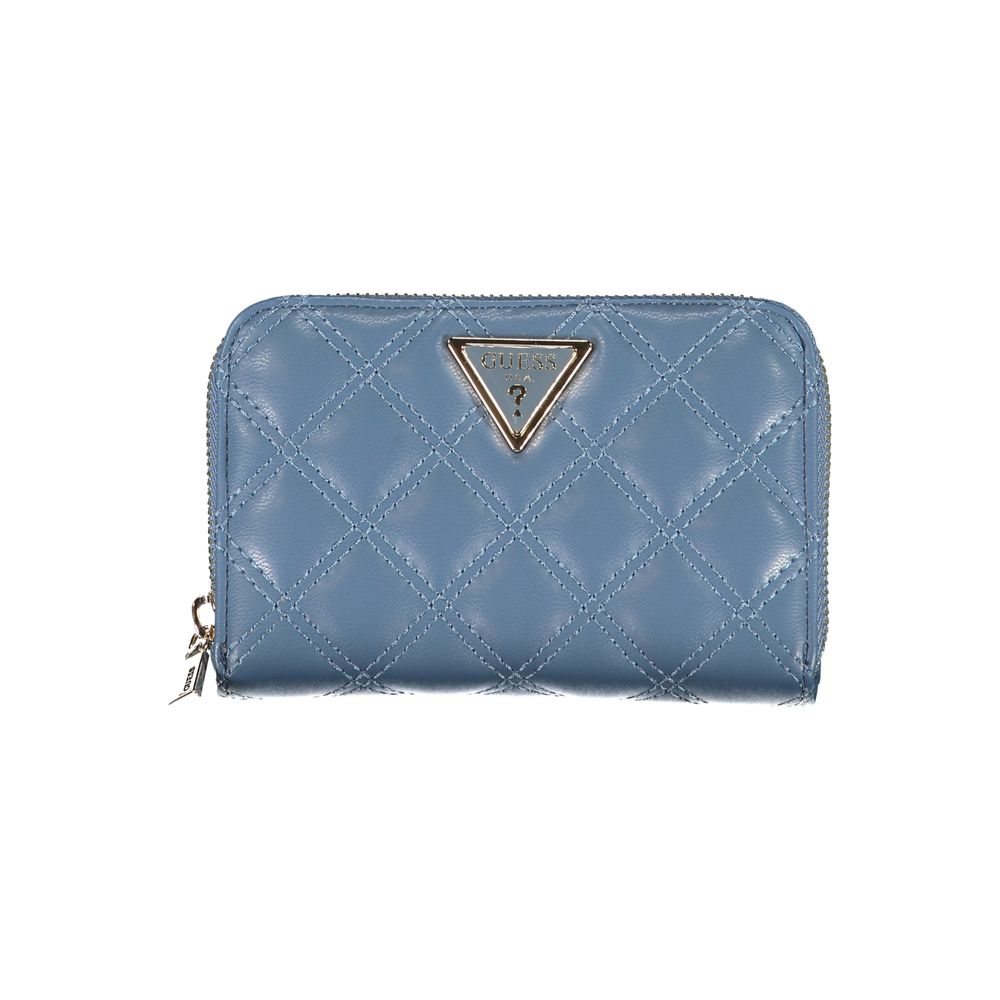 Guess Jeans Blue Polyethylene Wallet - Luksusmuotia Guess Jeans - Tutustu YVES JAVANNI® 