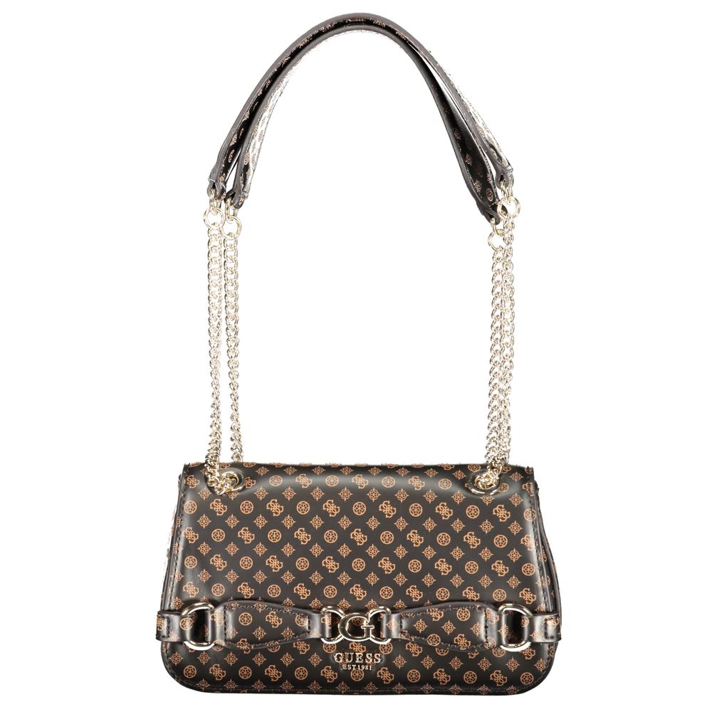 Guess Brown Polyethylene Handbag - Luksusmuotia Guess Jeans - Tutustu YVES JAVANNI® 