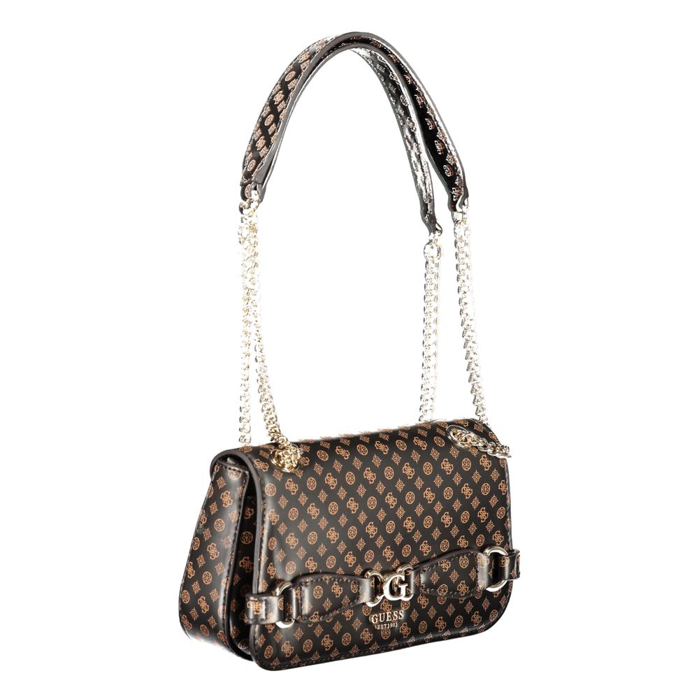 Guess Brown Polyethylene Handbag - Luksusmuotia Guess Jeans - Tutustu YVES JAVANNI® 