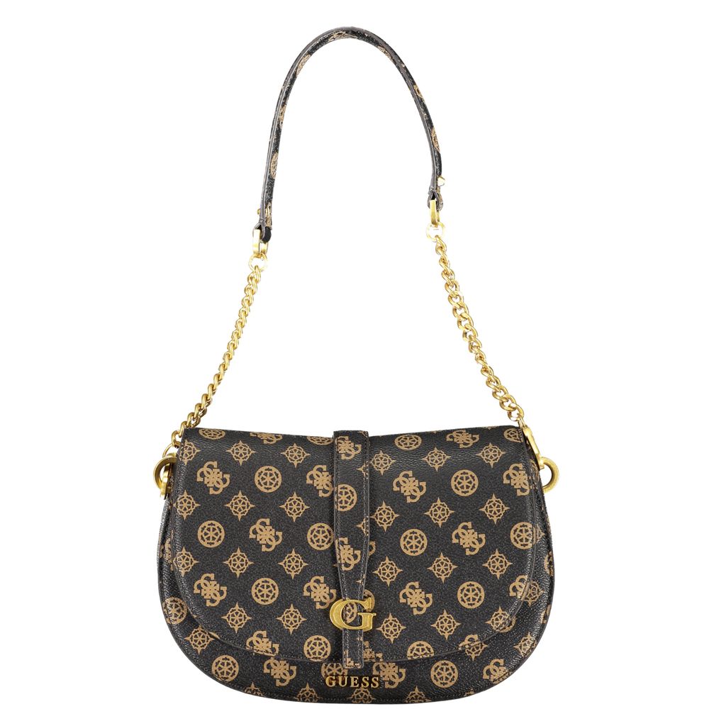 Guess Brown Polyethylene Handbag - Luksusmuotia Guess Jeans - Tutustu YVES JAVANNI® 