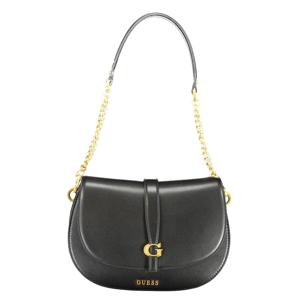 Guess Jeans Black Polyethylene Handbag - Luksusmuotia Guess Jeans - Tutustu YVES JAVANNI® 