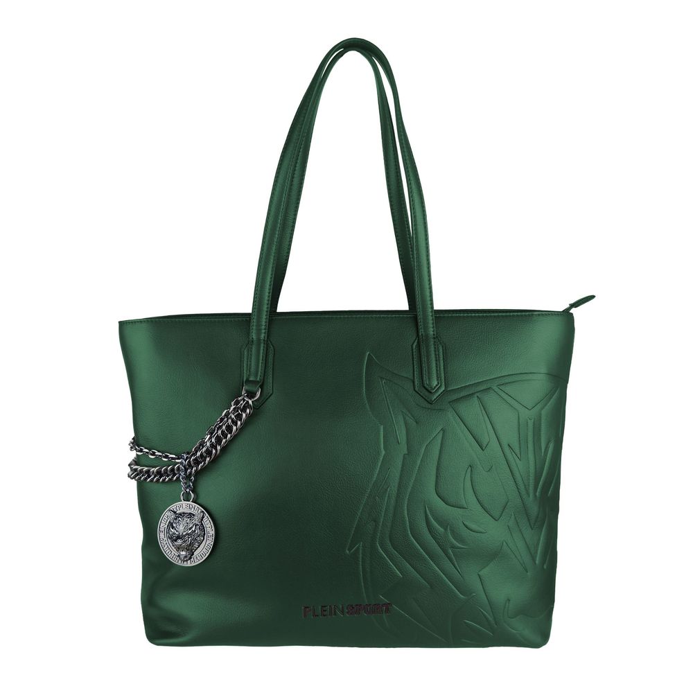 Plein Sport Green Shoulder Bag - Luksuslaukut ja asusteet Plein Sport - Tutustu YVES JAVANNI® 