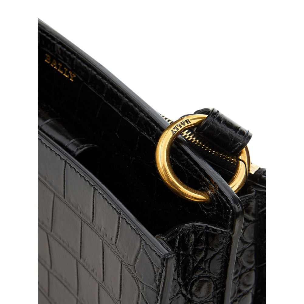 Bally Elegant Black Leather Handbag - Luksusmuotia Bally - Tutustu YVES JAVANNI® 