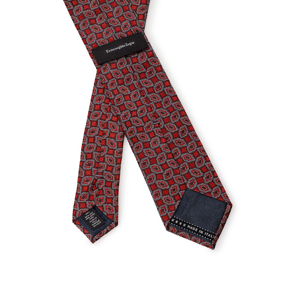 Ermenegildo Zegna Elegant Multicolor Silk Tie - Luksusmuotia Ermenegildo Zegna - Tutustu YVES JAVANNI® 