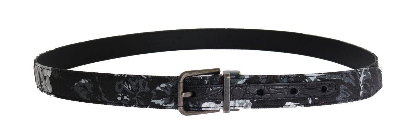 Dolce & Gabbana Elegant Floral Patterned Men's Luxury Belt - Luksuslaukut ja asusteet Dolce & Gabbana - Tutustu YVES JAVANNI® 