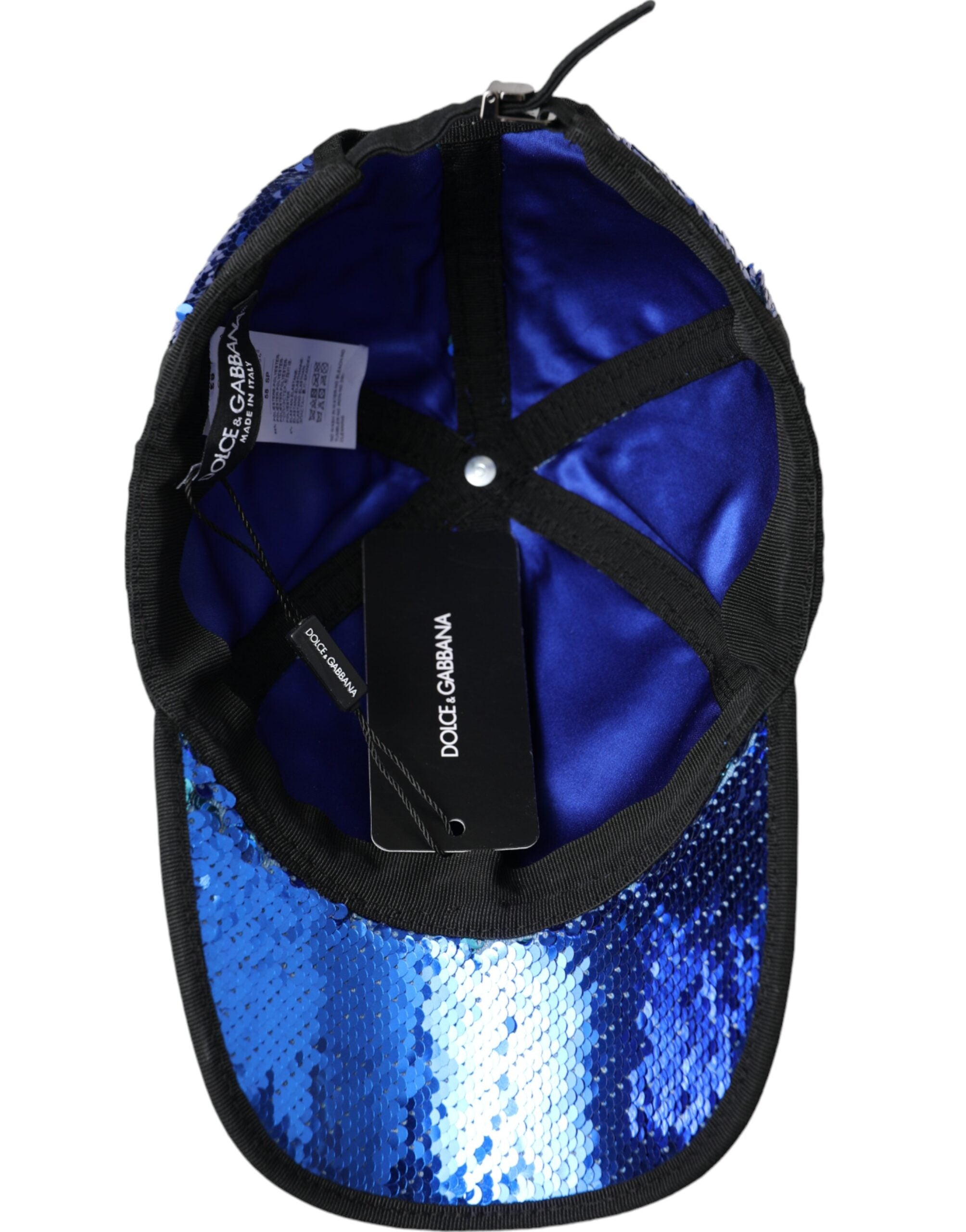 Dolce & Gabbana Royal Blue Sequin Baseball Hat Men - Luksuslaukut ja asusteet Dolce & Gabbana - Tutustu YVES JAVANNI® 