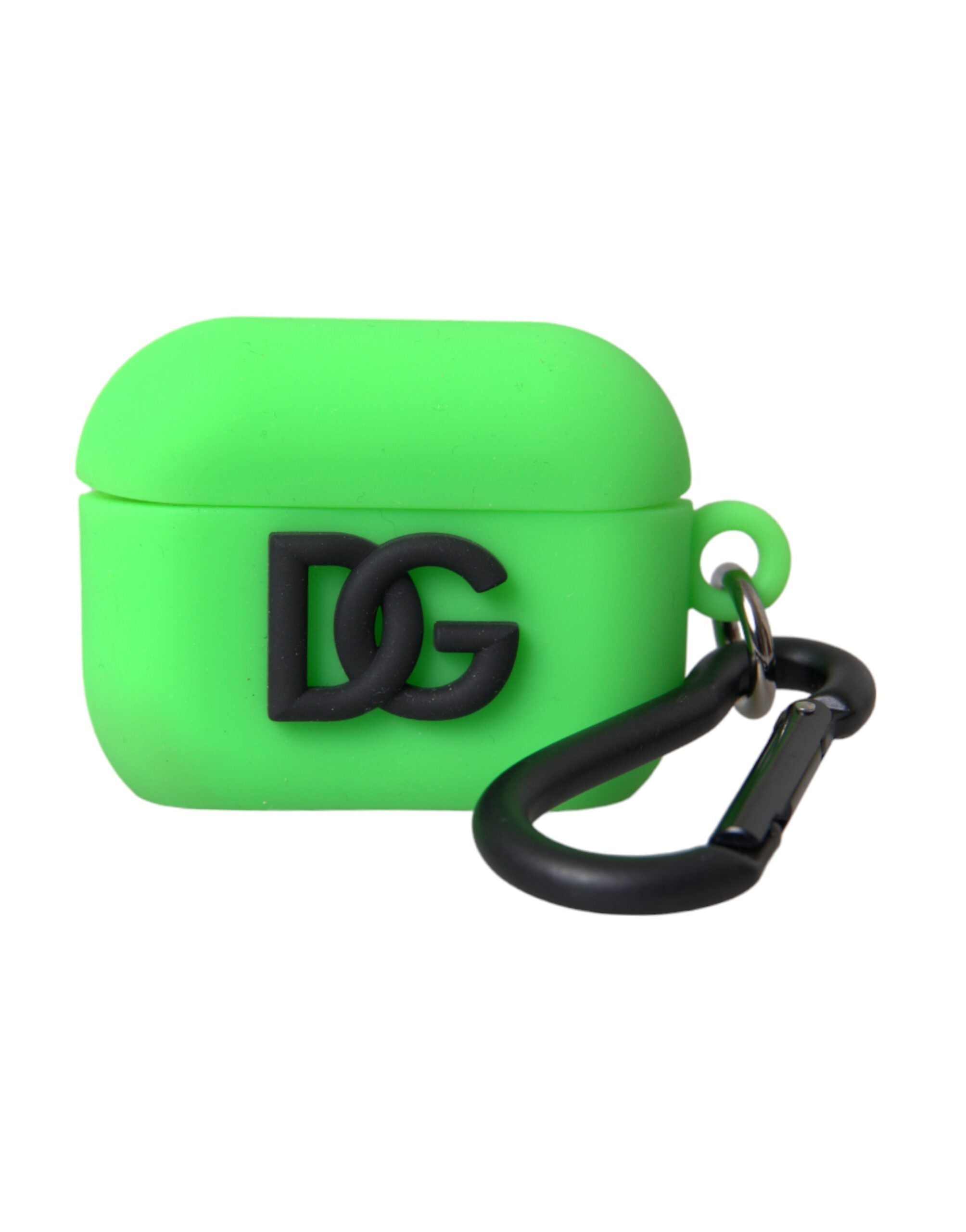 Dolce & Gabbana Neon Green Silicone Logo Embossed Airpods Case - Luksusmuotia Dolce & Gabbana - Tutustu YVES JAVANNI® 