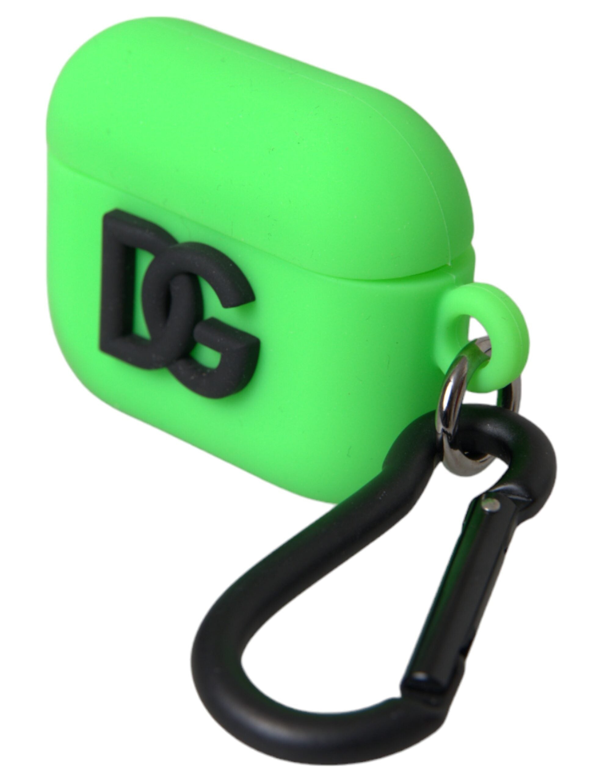 Dolce & Gabbana Neon Green Silicone Logo Embossed Airpods Case - Luksusmuotia Dolce & Gabbana - Tutustu YVES JAVANNI® 