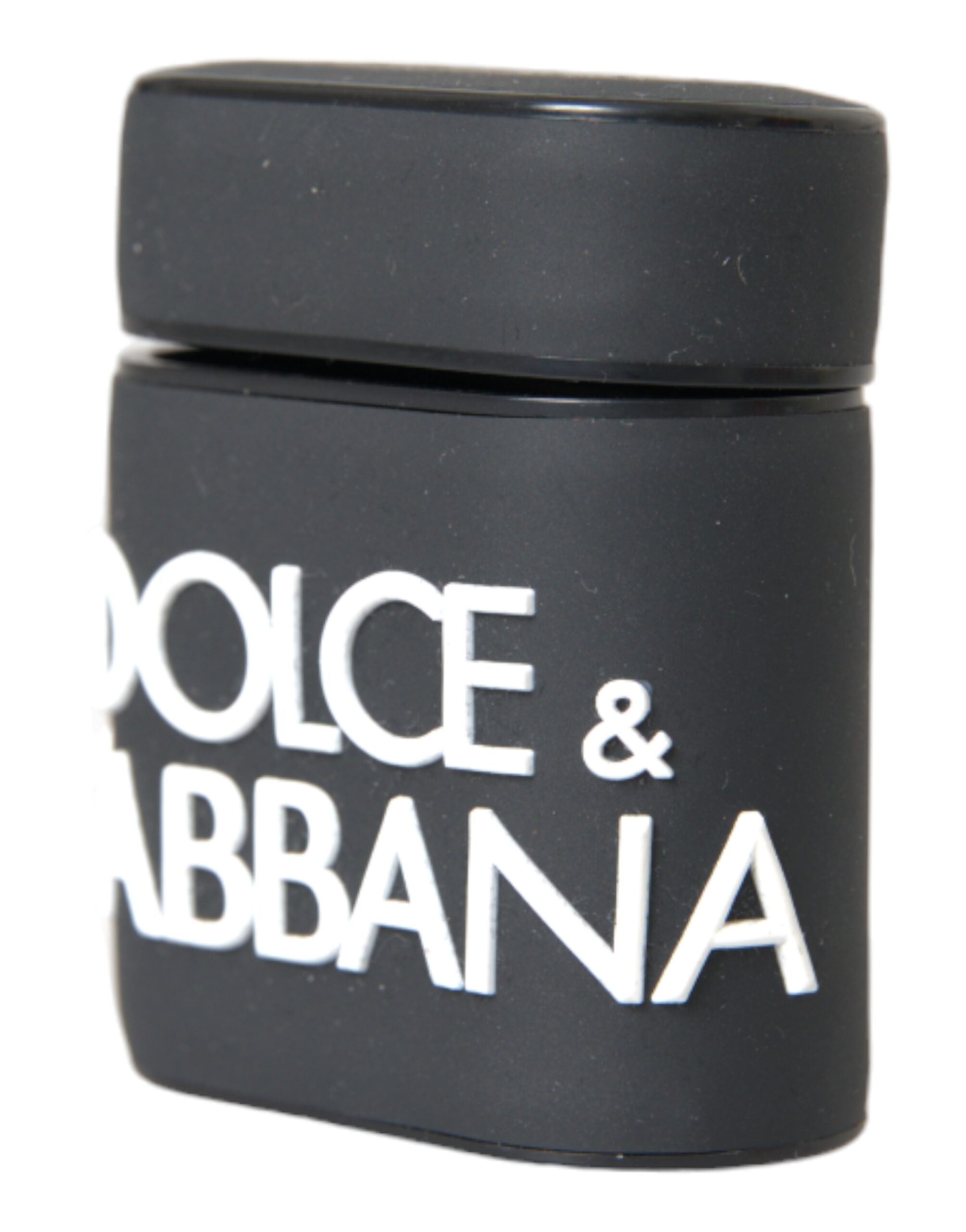 Dolce & Gabbana Black White Silicone Embossed Logo Airpods Case - Luksusmuotia Dolce & Gabbana - Tutustu YVES JAVANNI® 