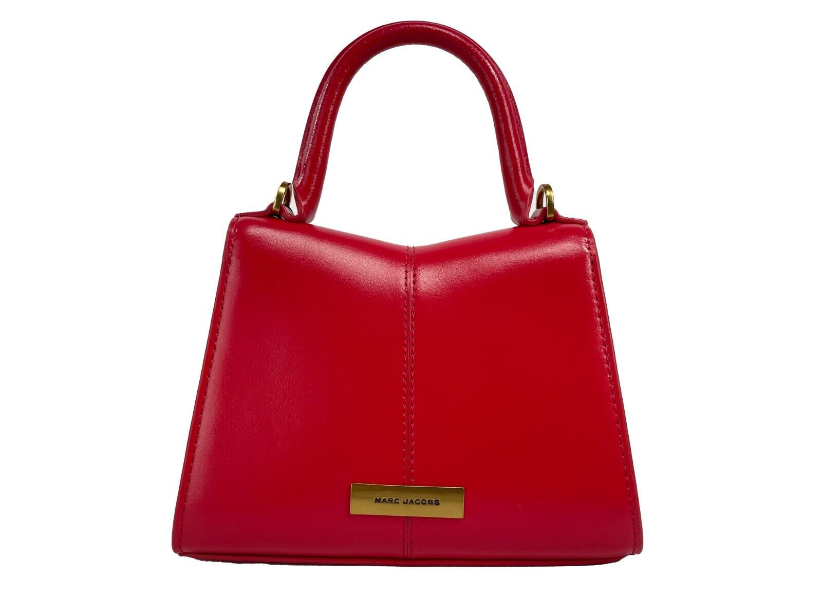 Marc Jacobs The St Marc Mini Top Handle Satchel Crossbody Bag Red - Luksuslaukut ja asusteet Marc Jacobs - Tutustu YVES JAVANNI® 