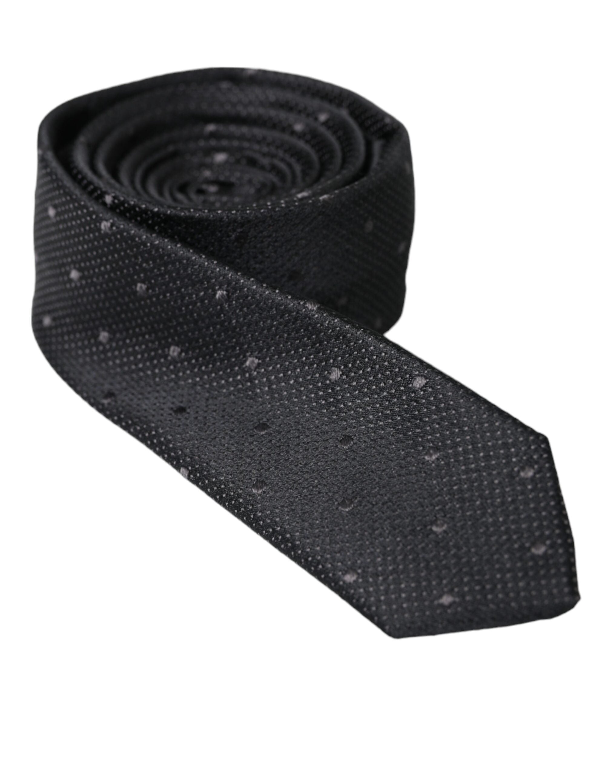 Dolce & Gabbana Men Black 100% Silk Fantasy Classic Men Tie - Luksusmuotia Dolce & Gabbana - Tutustu YVES JAVANNI® 