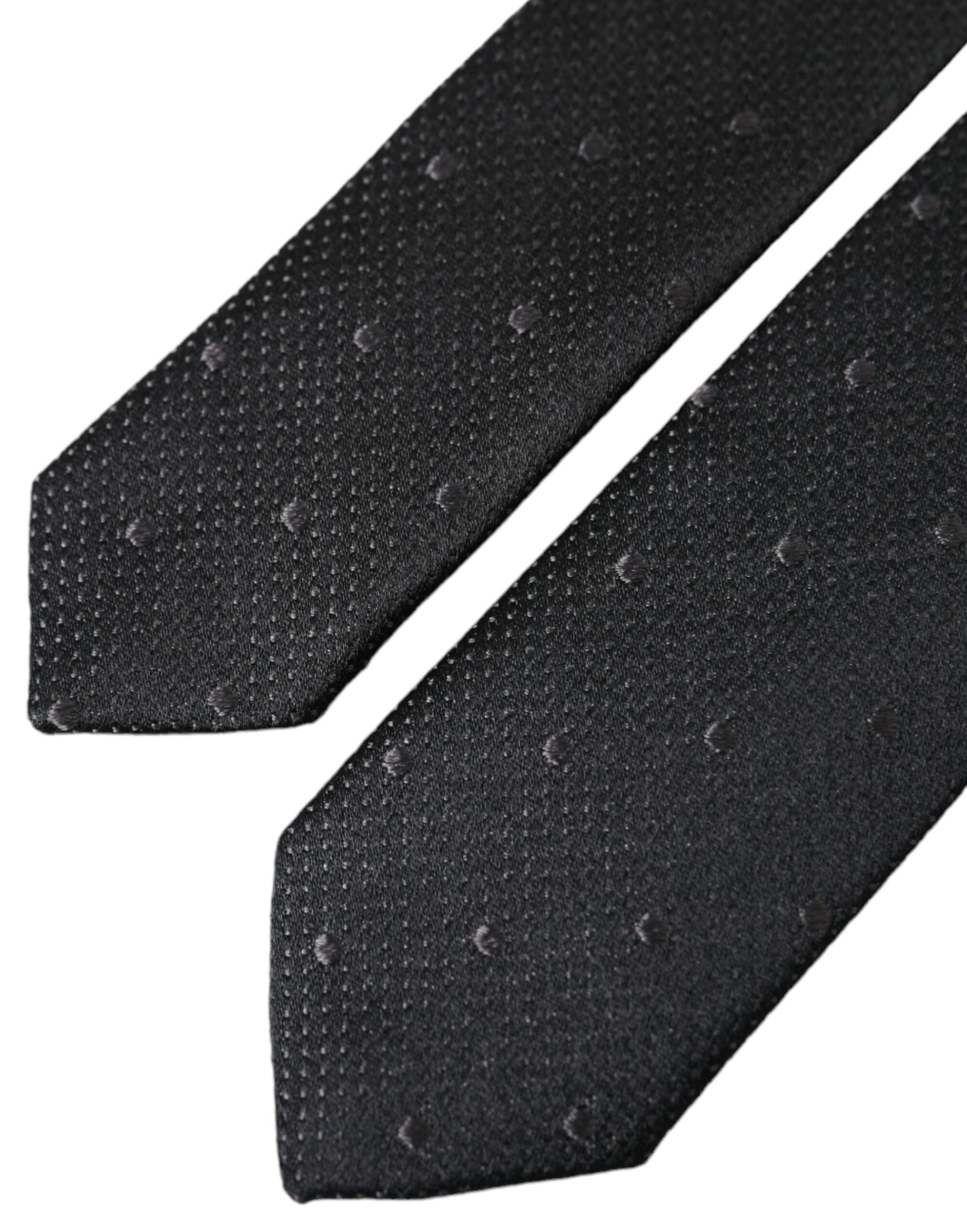 Dolce & Gabbana Men Black 100% Silk Fantasy Classic Men Tie - Luksusmuotia Dolce & Gabbana - Tutustu YVES JAVANNI® 