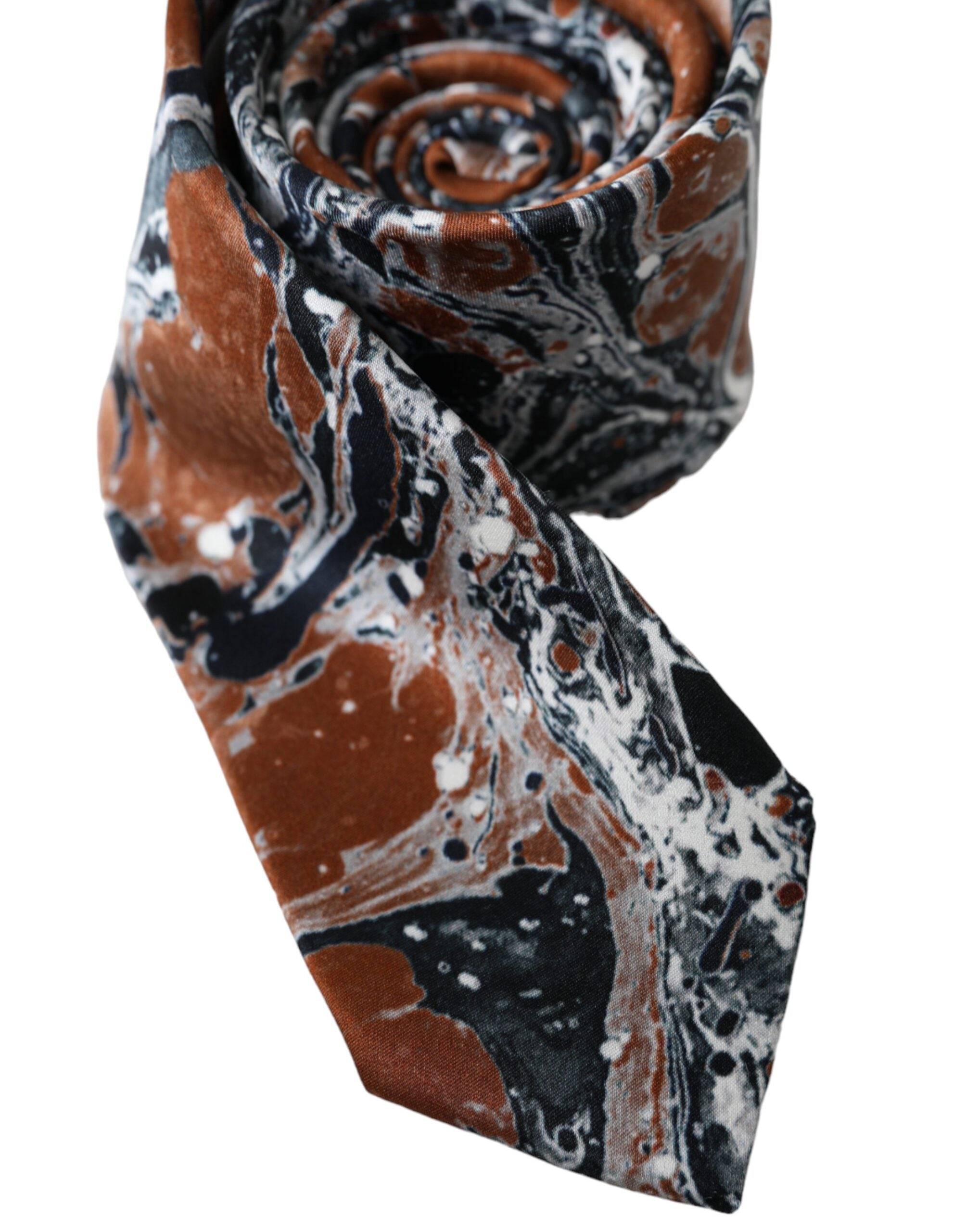 Dolce & Gabbana Multicolor Tie Dye Adjustable Tie Men - Luksusmuotia Dolce & Gabbana - Tutustu YVES JAVANNI® 