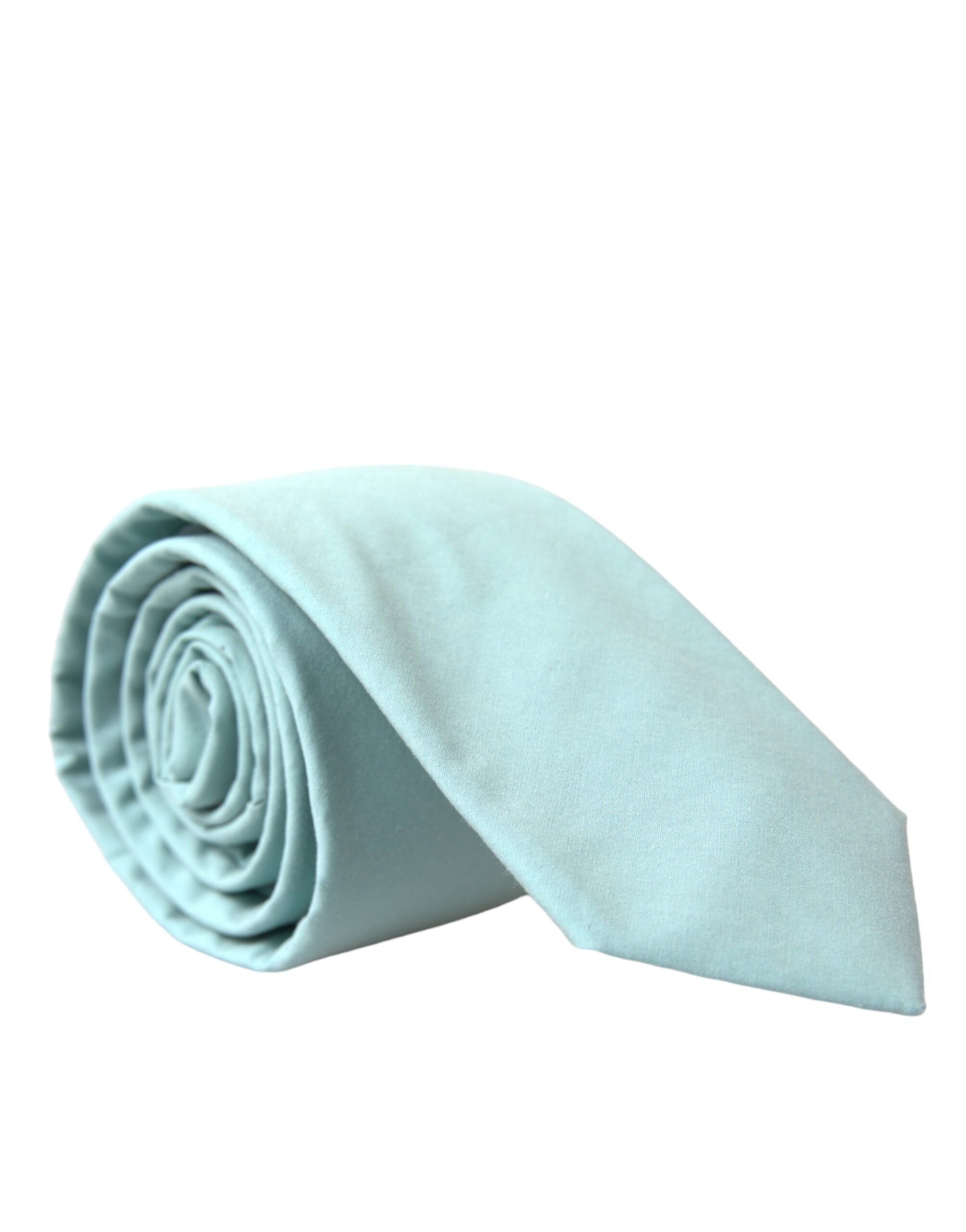 Dolce & Gabbana Mint Green Cotton Adjustable Tie Men - Luxury from Dolce & Gabbana - Shop at YVES JAVANNI