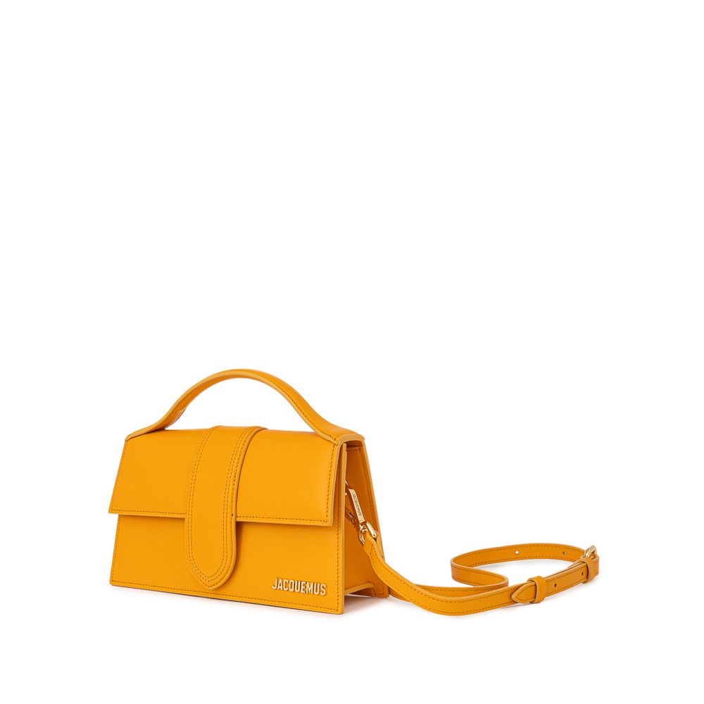 Jacquemus Orange Leather Handbag - Luksusmuotia Jacquemus - Tutustu YVES JAVANNI® 