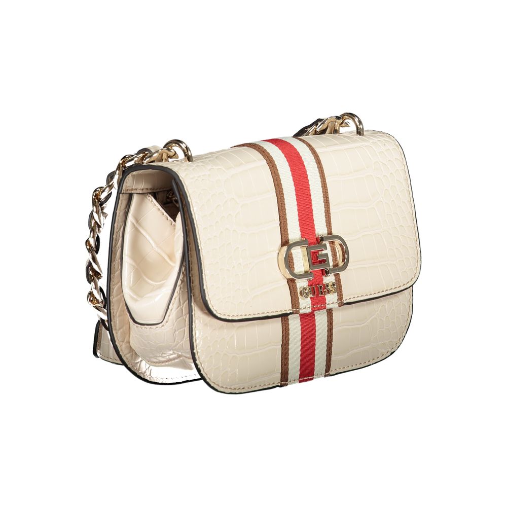 Guess Beige Polyethylene Handbag - Luksusmuotia Guess Jeans - Tutustu YVES JAVANNI® 