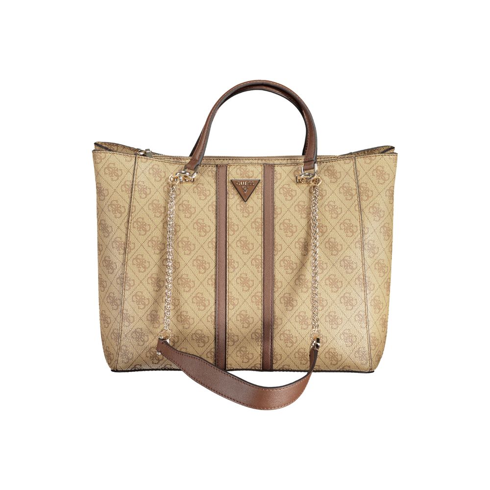 Guess Beige Polyethylene Handbag - Luksusmuotia Guess Jeans - Tutustu YVES JAVANNI® 