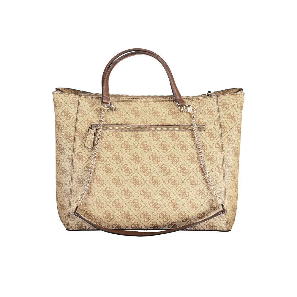 Guess Beige Polyethylene Handbag - Luksusmuotia Guess Jeans - Tutustu YVES JAVANNI® 