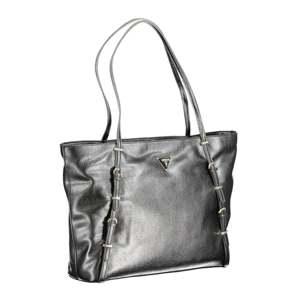 Guess Black Polyethylene Handbag - Luksusmuotia Guess Jeans - Tutustu YVES JAVANNI® 