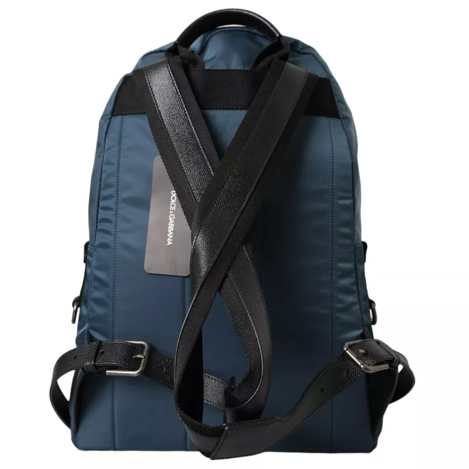 Dolce & Gabbana Blue Nylon #DGFamily Patch Men Backpack Bag - Luksusmuotia Dolce & Gabbana - Tutustu YVES JAVANNI® 