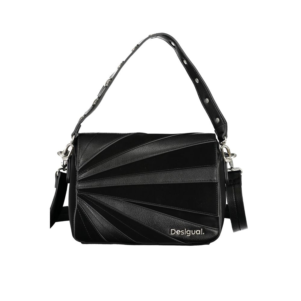 Desigual Black Polyethylene Handbag - Luksusmuotia Desigual - Tutustu YVES JAVANNI® 