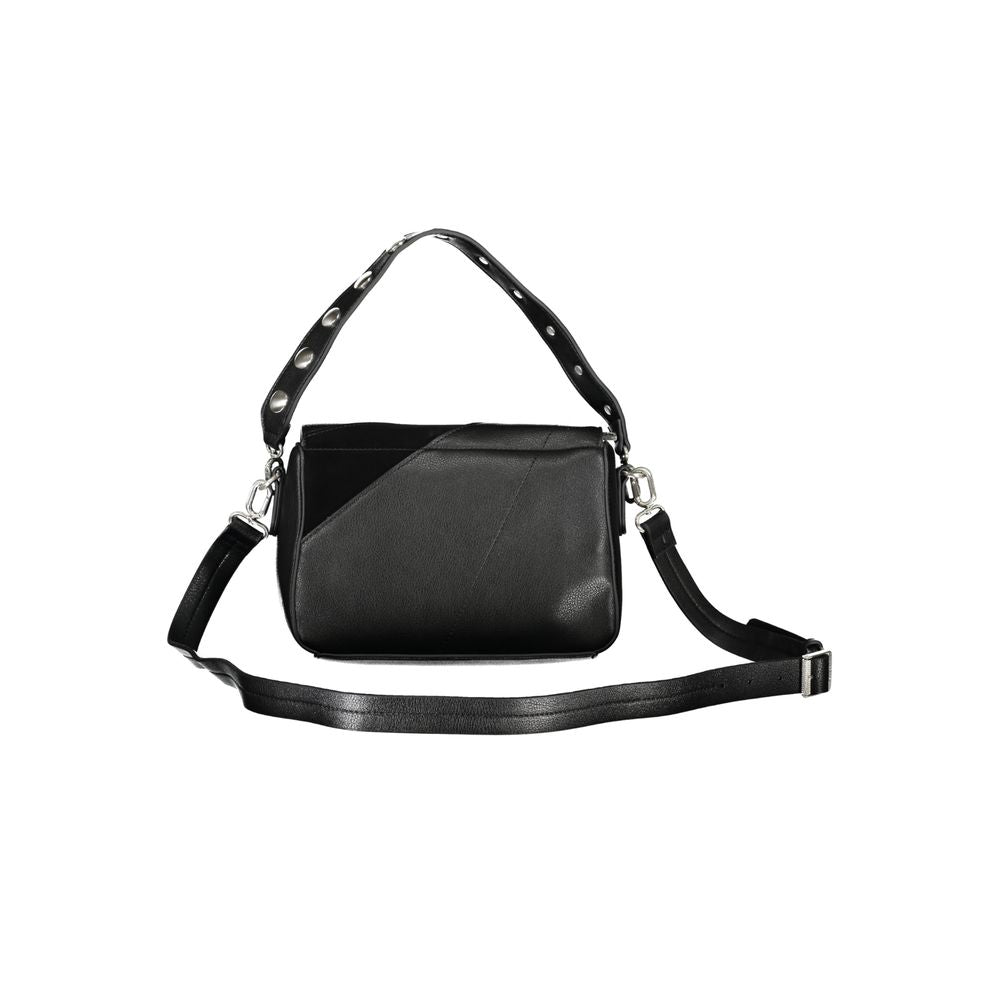 Desigual Black Polyethylene Handbag - Luksusmuotia Desigual - Tutustu YVES JAVANNI® 