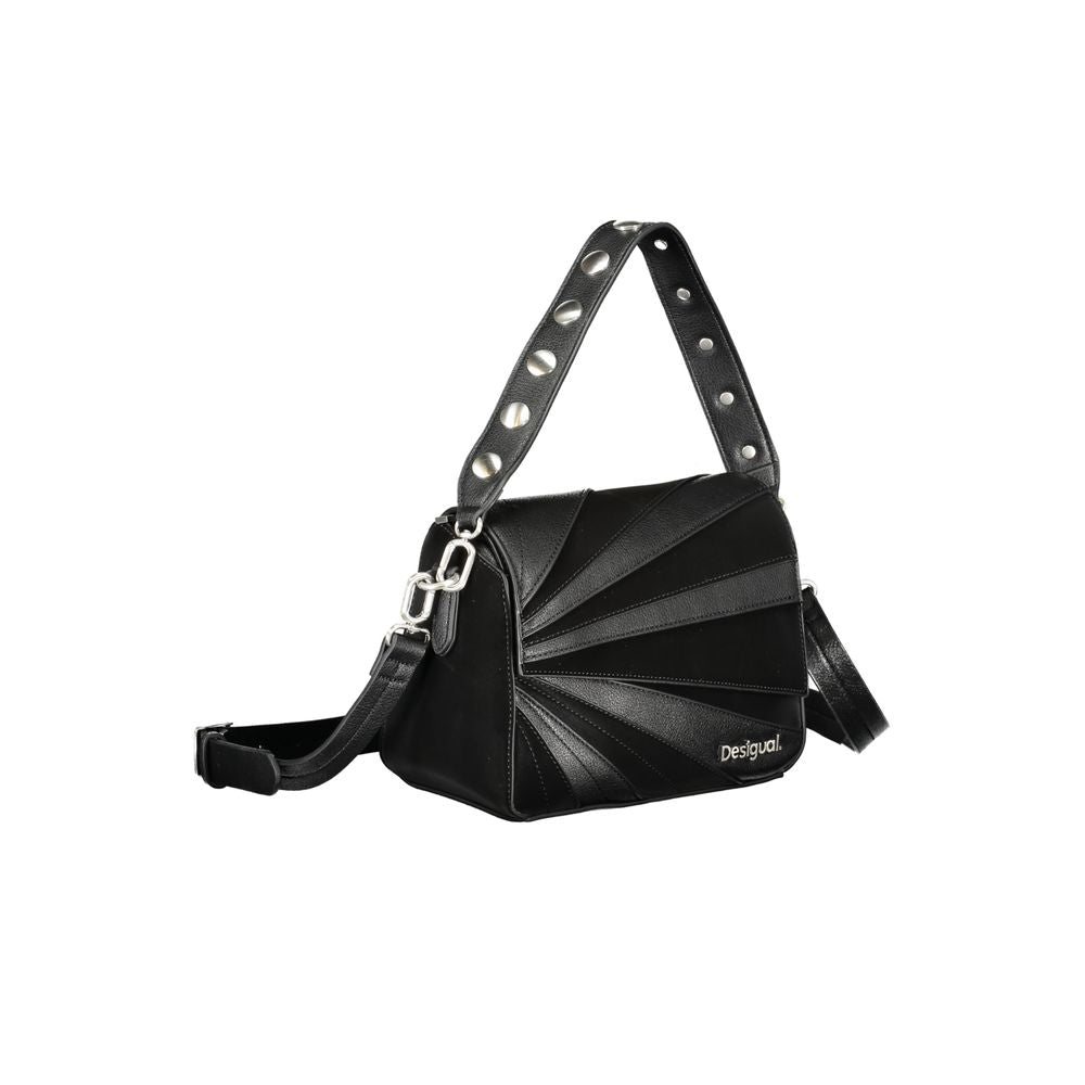 Desigual Black Polyethylene Handbag - Luksusmuotia Desigual - Tutustu YVES JAVANNI® 