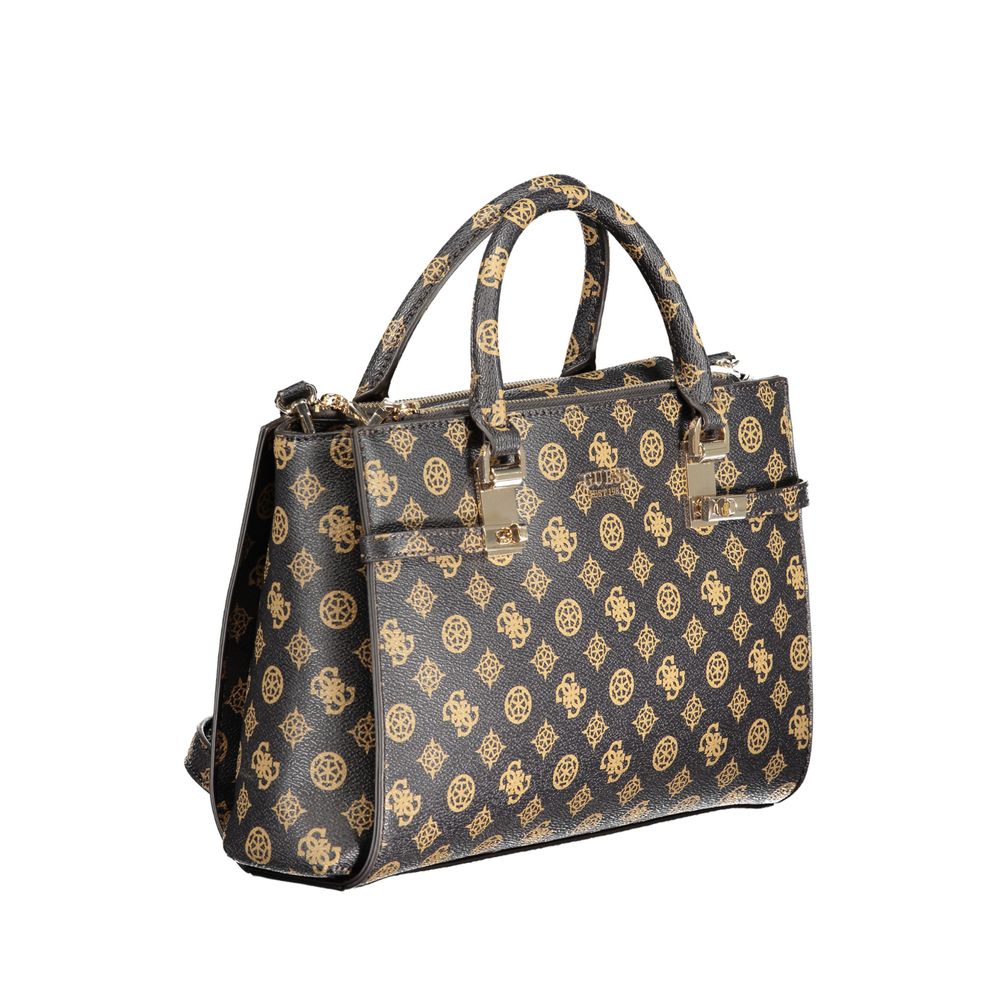 Guess Brown Polyethylene Handbag - Luksusmuotia Guess Jeans - Tutustu YVES JAVANNI® 