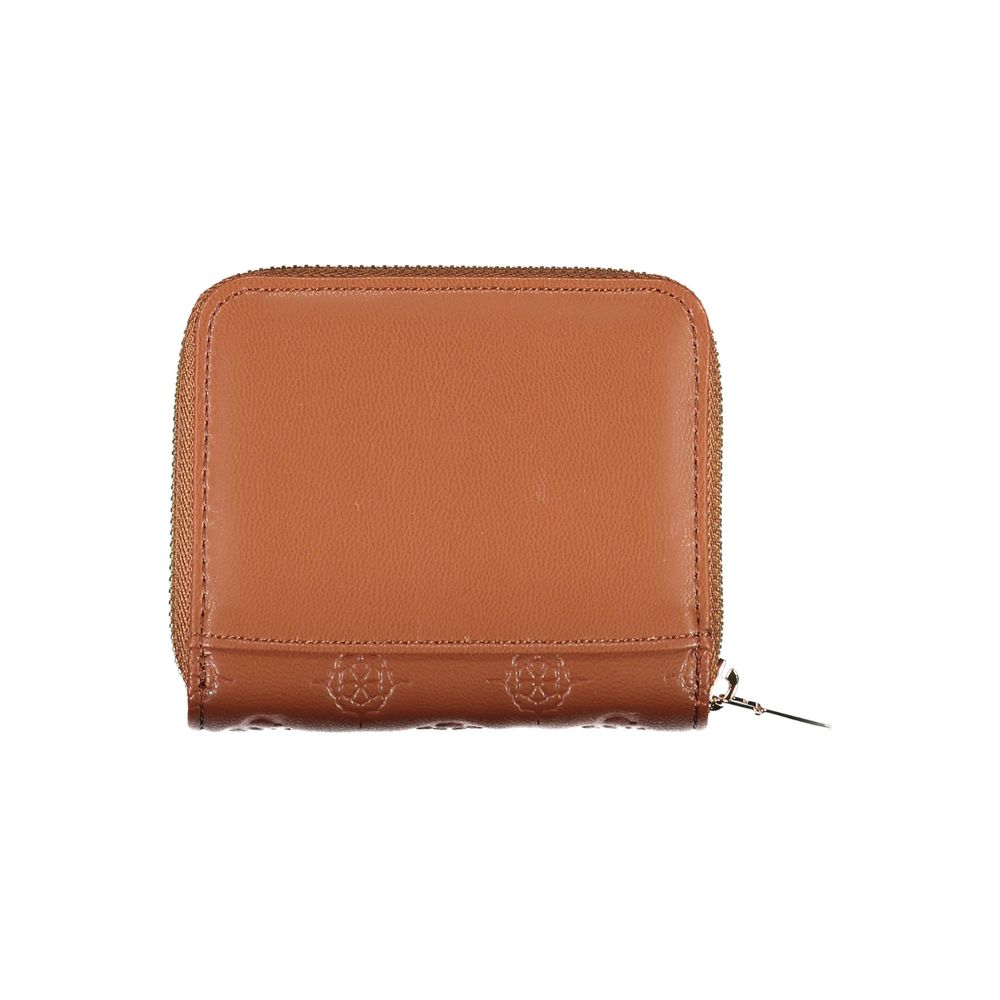 Guess Chic Brown Contrasting Detail Wallet - Luksusmuotia Guess Jeans - Tutustu YVES JAVANNI® 