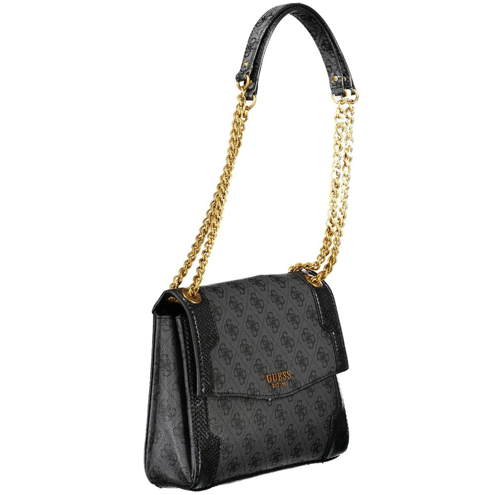 Guess Black Polyethylene Handbag - Luksusmuotia Guess Jeans - Tutustu YVES JAVANNI® 