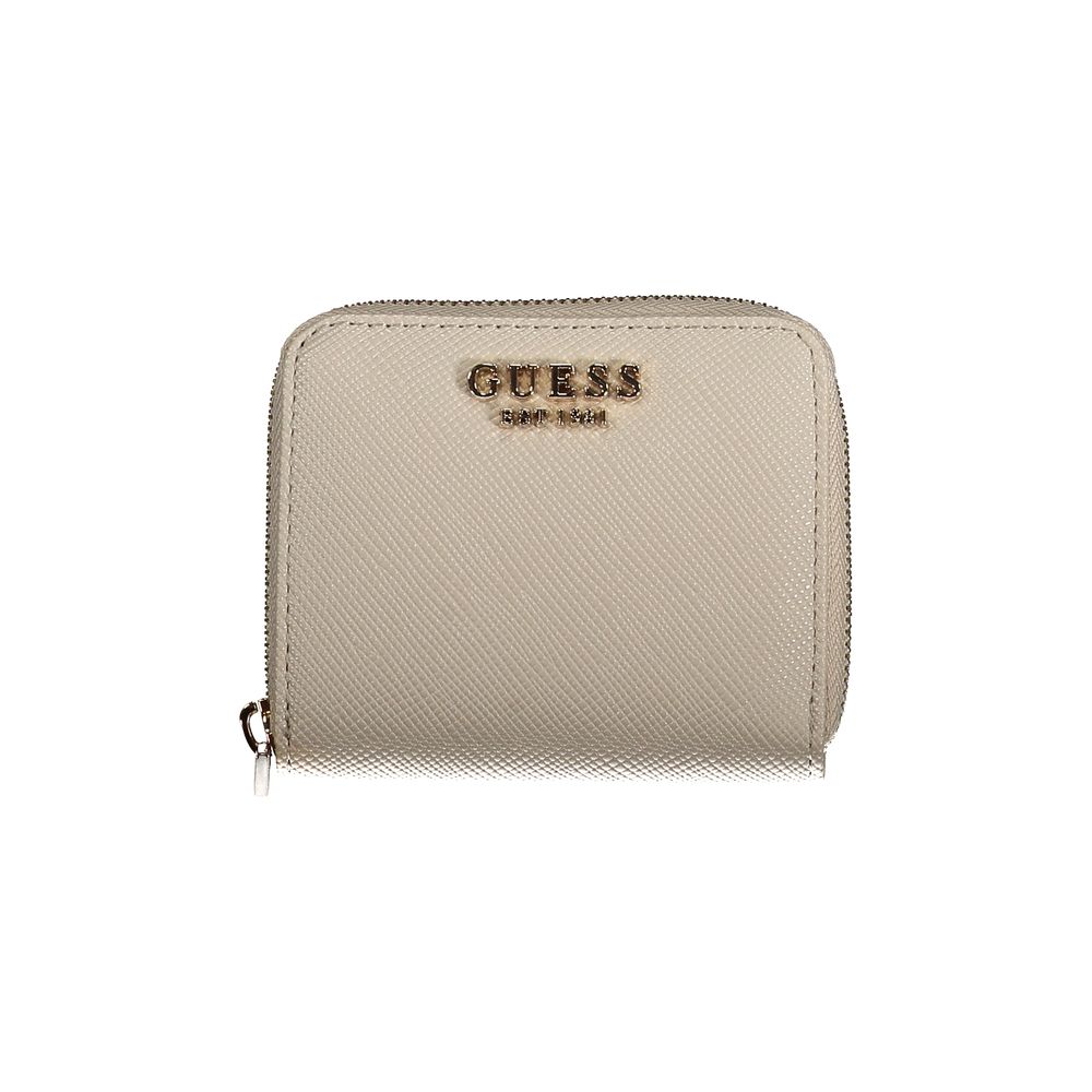 Guess Beige Polyethylene Wallet - Luksusmuotia Guess Jeans - Tutustu YVES JAVANNI® 