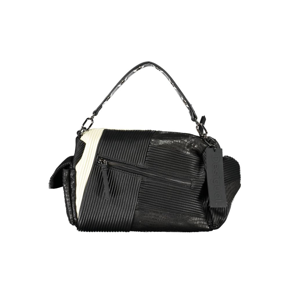 Desigual Black Polyethylene Handbag - Luksusmuotia Desigual - Tutustu YVES JAVANNI® 