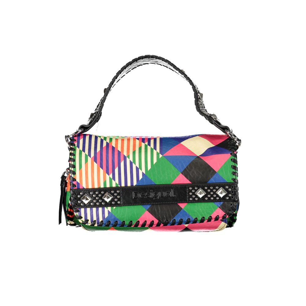 Desigual Black Polyethylene Handbag - Luksusmuotia Desigual - Tutustu YVES JAVANNI® 