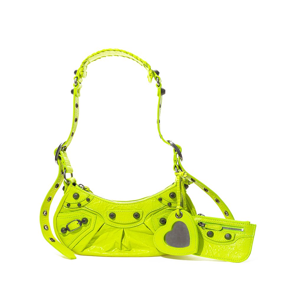 Balenciaga ”Le Cagole” Yellow Shoulder Bag