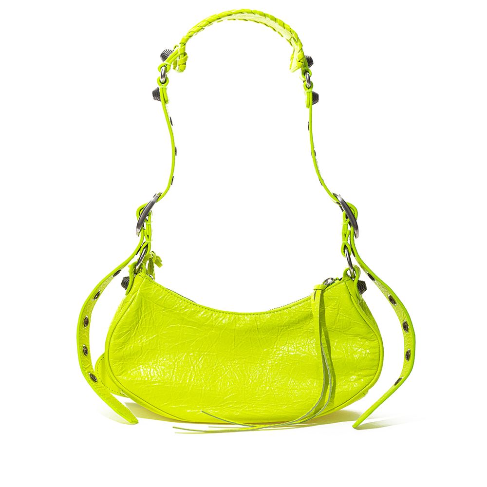 Balenciaga ”Le Cagole” Yellow Shoulder Bag