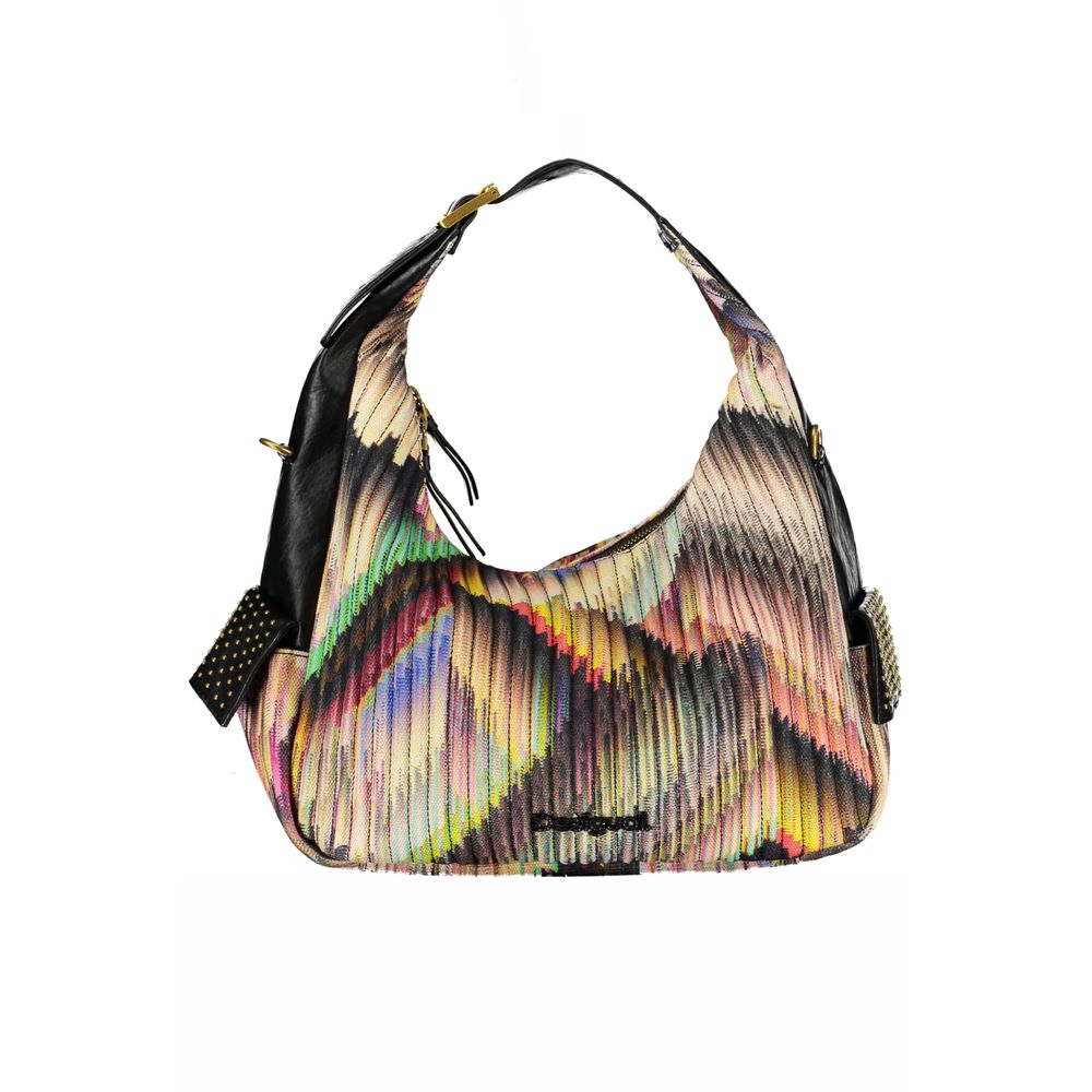 Desigual Black Polyester Handbag - Luksusmuotia Desigual - Tutustu YVES JAVANNI® 