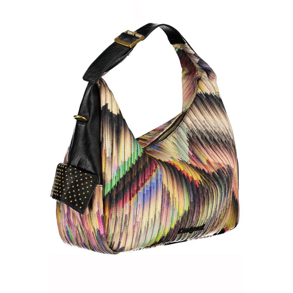 Desigual Black Polyester Handbag - Luksusmuotia Desigual - Tutustu YVES JAVANNI® 