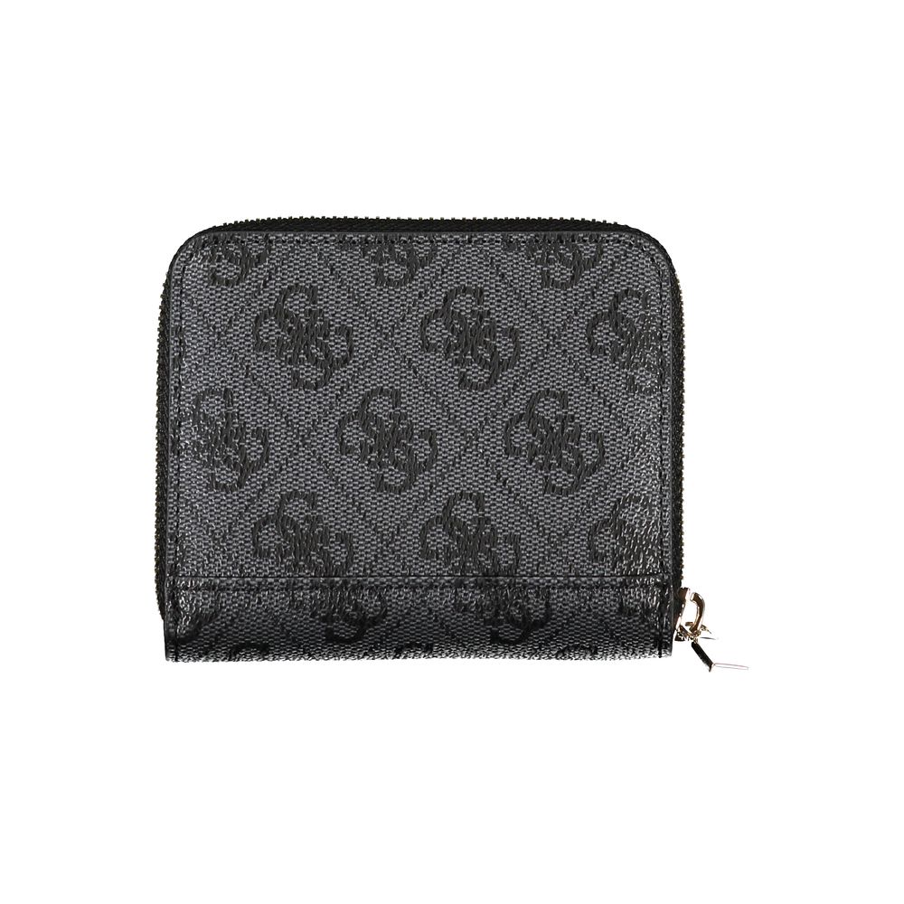 Guess Jeans Elegant Black Polyethylene Wallet with Logo Detail - Luksusmuotia Guess Jeans - Tutustu YVES JAVANNI® 