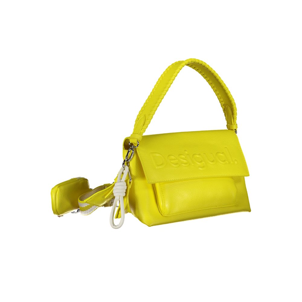 Desigual Yellow Polyethylene Handbag - Luxury from Desigual - Shop at YVES JAVANNI