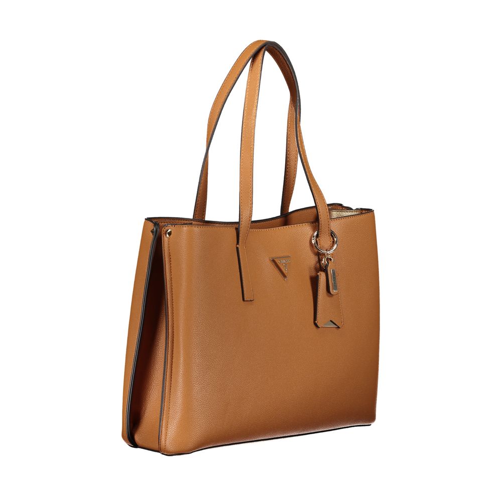 Guess Brown Polyethylene Handbag - Luksusmuotia Guess Jeans - Tutustu YVES JAVANNI® 