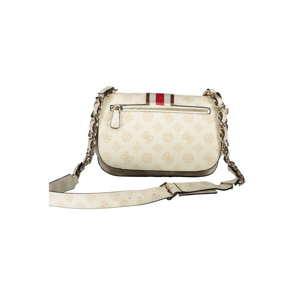 Guess Beige Polyethylene Handbag - Luksusmuotia Guess Jeans - Tutustu YVES JAVANNI® 