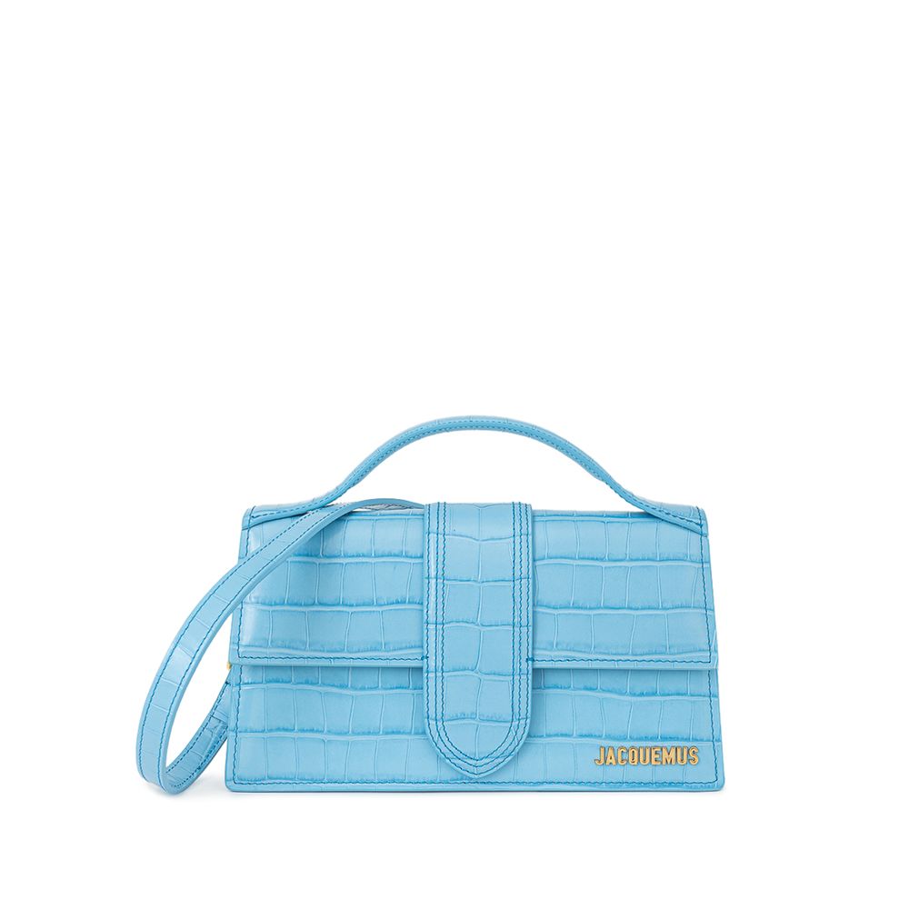 Jacquemus Light Blue Leather Handbag - Luksusmuotia Jacquemus - Tutustu YVES JAVANNI® 