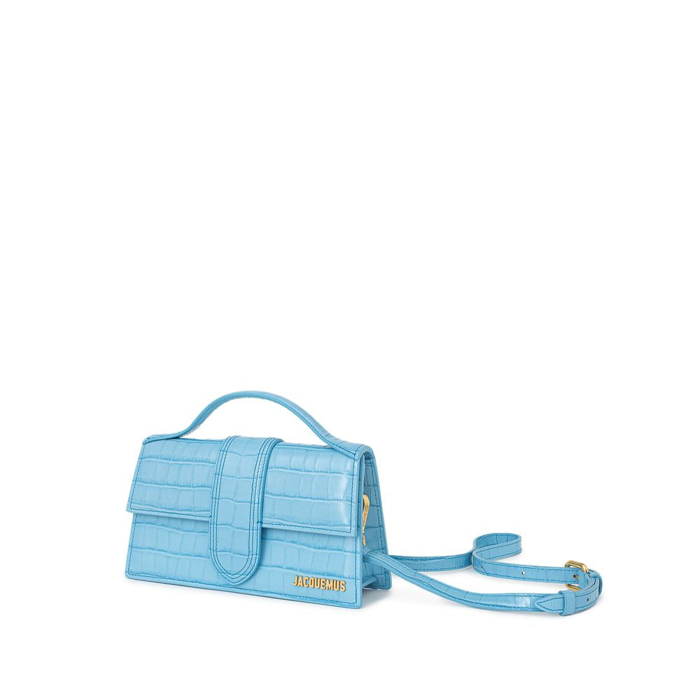 Jacquemus Light Blue Leather Handbag - Luksusmuotia Jacquemus - Tutustu YVES JAVANNI® 