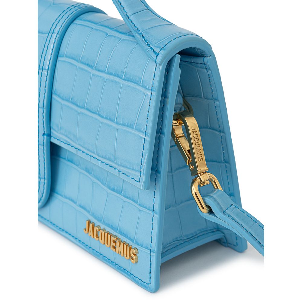 Jacquemus Light Blue Leather Handbag - Luksusmuotia Jacquemus - Tutustu YVES JAVANNI® 