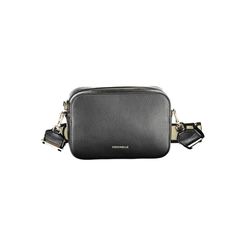 Coccinelle Black Leather Handbag - Luksusmuotia Coccinelle - Tutustu YVES JAVANNI® 